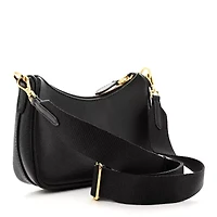 Prada Saffiano Lux Mini Shoulder Bag Black -FINAL SALE NO RETURNS