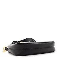 Prada Saffiano Lux Mini Shoulder Bag Black -FINAL SALE NO RETURNS