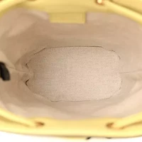 Gucci Glazed Textured Calfskin Web Small Ophidia Bucket Bag Mystic White -FINAL SALE NO RETURNS