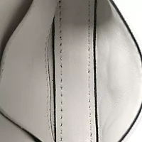 Fendi Canvas Vitello King FF Embroidered Nano Maxi Buckle Baguette Charm White Black -FINAL SALE NO RETURNS