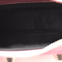 Balenciaga Extra Supple Calfskin Crocodile Embossed Le Cagole Mini Purse With Chain Sweet Pink -FINAL SALE NO RETURNS