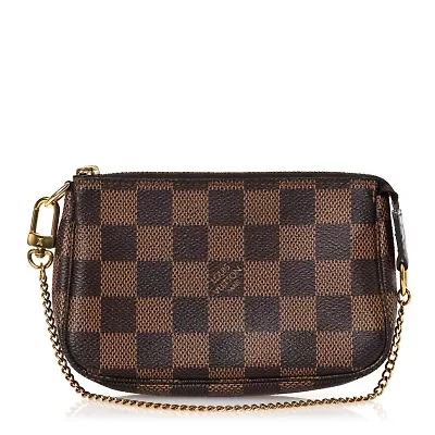Louis Vuitton Damier Ebene Mini Pochette Accessories -FINAL SALE NO RETURNS