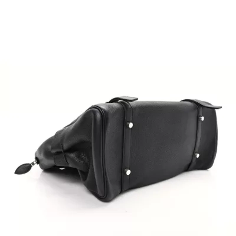 Hermes Taurillon Clemence Pursangle 35 Black -FINAL SALE NO RETURNS