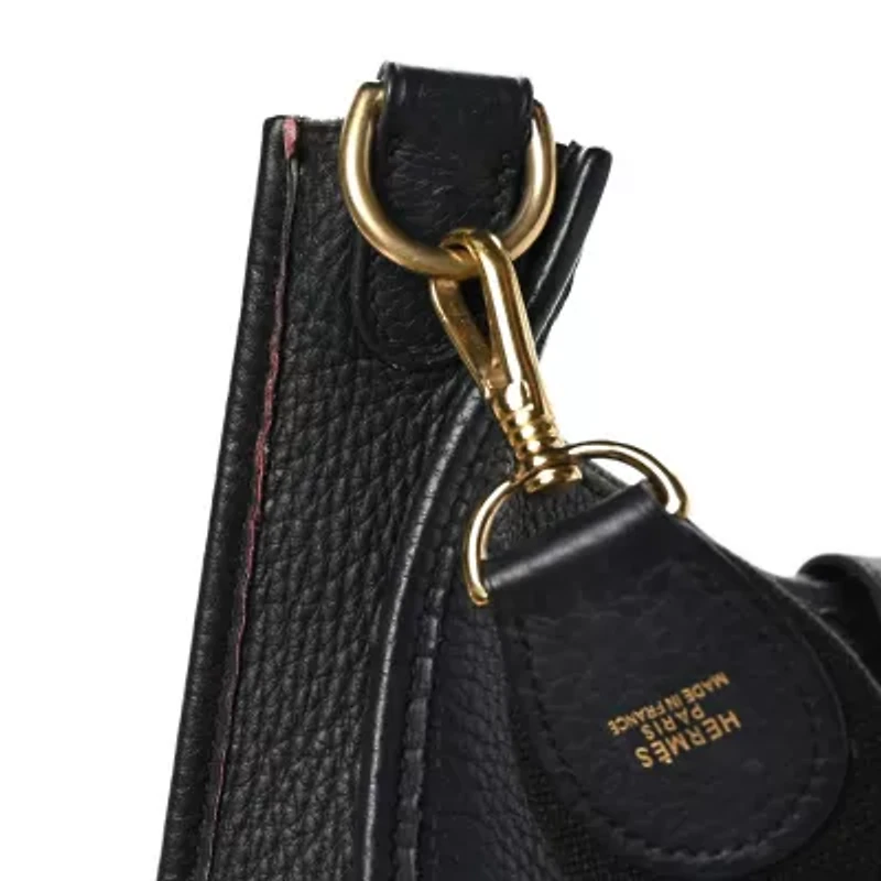Hermes Taurillon Clemence Evelyne GM Black -FINAL SALE NO RETURNS