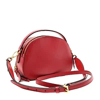 Prada Saffiano Lux Odette Crossbody Fuoco -FINAL SALE NO RETURNS