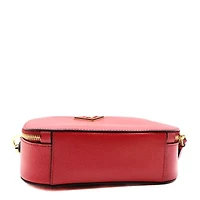 Prada Saffiano Lux Odette Crossbody Fuoco -FINAL SALE NO RETURNS