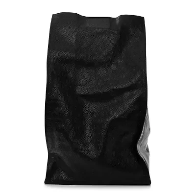 Saint Laurent Calfskin Monogram Deli Paper Bag Vintage Black -FINAL SALE NO RETURNS