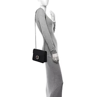 Gucci Dollar Calfskin Small Interlocking G Shoulder Bag Black -FINAL SALE NO RETURNS