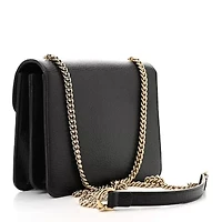 Gucci Dollar Calfskin Small Interlocking G Shoulder Bag Black -FINAL SALE NO RETURNS