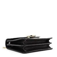 Gucci Dollar Calfskin Small Interlocking G Shoulder Bag Black -FINAL SALE NO RETURNS