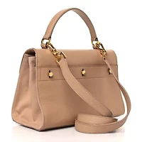 Saint Laurent Calfskin Canvas Small Muse Two Beige -FINAL SALE NO RETURNS