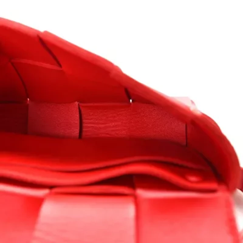 Bottega Veneta Nappa Maxi Intreccio The Belt Cassette Bag Chilli -FINAL SALE NO RETURNS