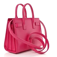 Saint Laurent Calfskin Nano Sac De Jour Bubblegum -FINAL SALE NO RETURNS