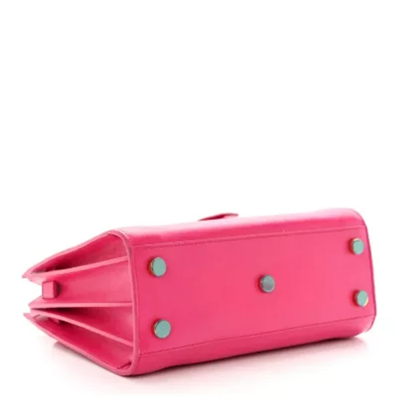 Saint Laurent Calfskin Nano Sac De Jour Bubblegum -FINAL SALE NO RETURNS
