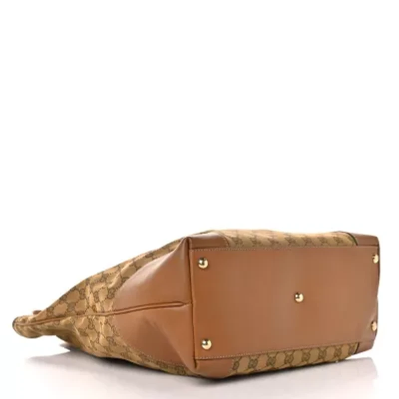 Gucci Tote Bag GG Canvas Brown -FINAL SALE NO RETURNS