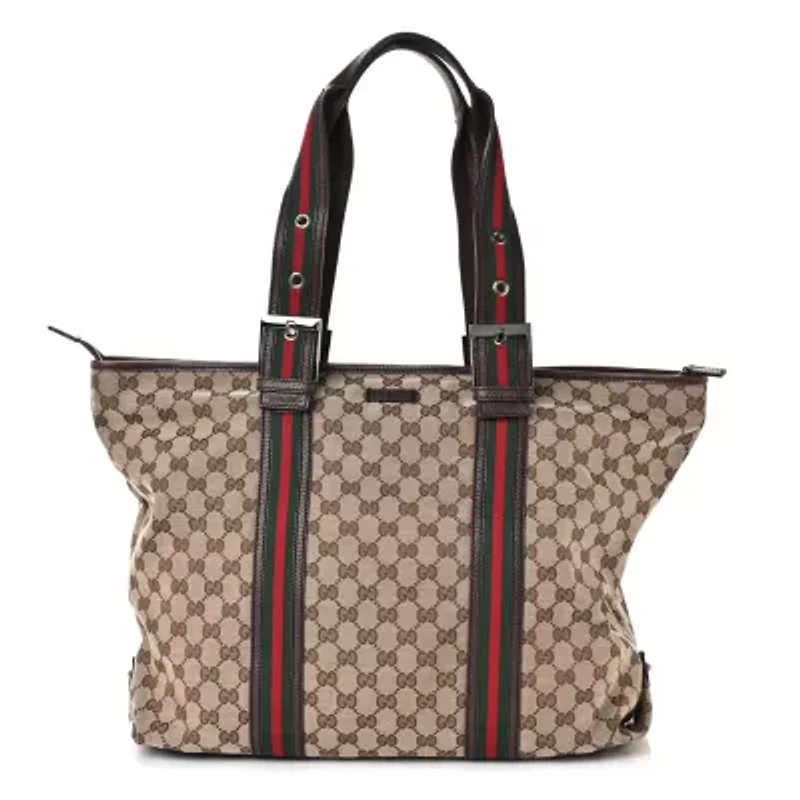 Gucci Tote Bag GG Canvas Beige -FINAL SALE NO RETURNS