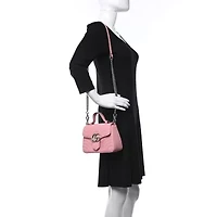 Gucci Marmont Top Handle Shoulder Bag Mini Pink -FINAL SALE NO RETURNS