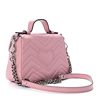 Gucci Marmont Top Handle Shoulder Bag Mini Pink -FINAL SALE NO RETURNS