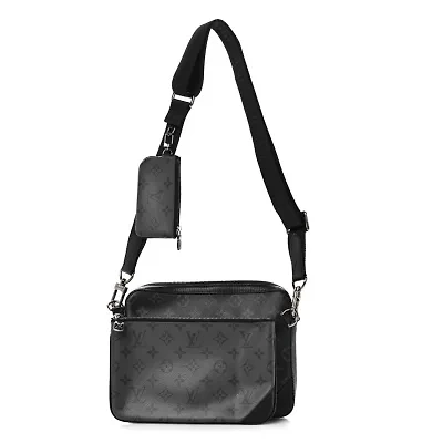 Louis Vuitton Trio Messenger Monogram Monogram Eclipse Black Shoulder Bag -FINAL SALE NO RETURNS