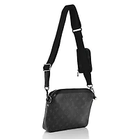 Louis Vuitton Trio Messenger Monogram Monogram Eclipse Black Shoulder Bag -FINAL SALE NO RETURNS