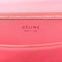 Celine Lizard Medium Classic Box Flap Bag Pink Grey -FINAL SALE NO RETURNS