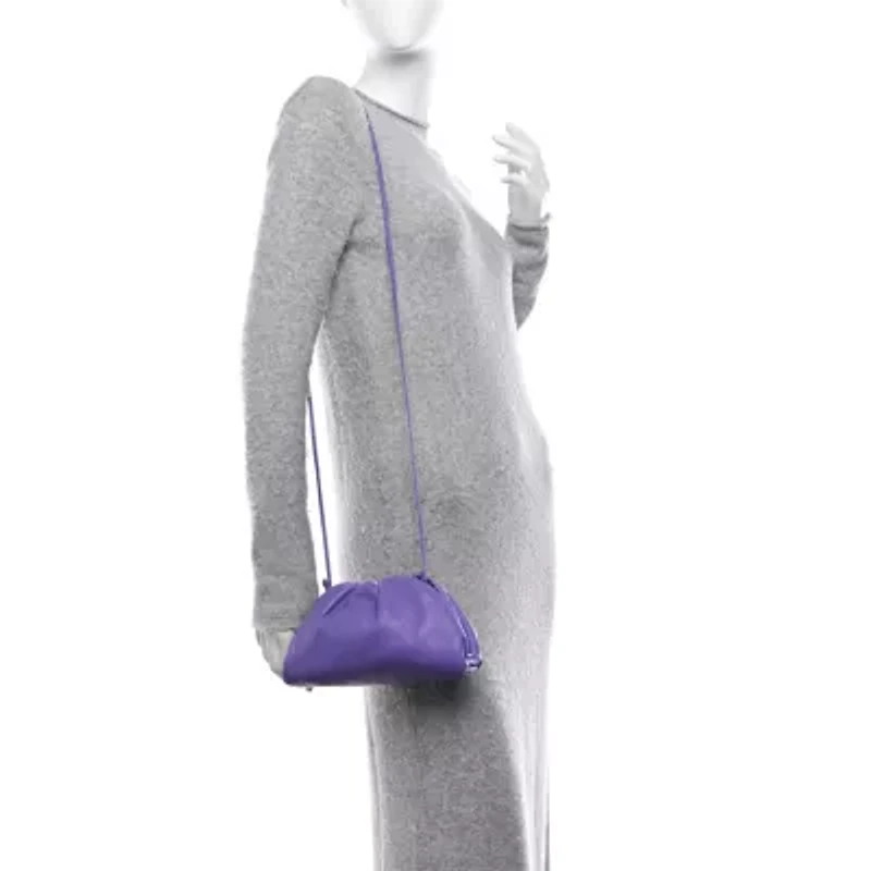 Bottega Veneta Butter Calfskin The Mini Pouch Purple -FINAL SALE NO RETURNS