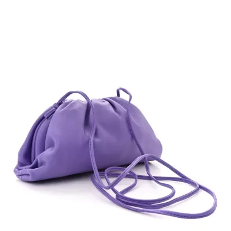 Bottega Veneta Butter Calfskin The Mini Pouch Purple -FINAL SALE NO RETURNS