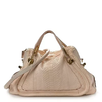 Chloe Snakeskin Large Paraty Bliss Pink -FINAL SALE NO RETURNS