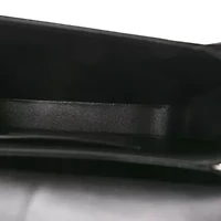 Saint Laurent Box Calfskin Monogram Medium Solferino Satchel Black -FINAL SALE NO RETURNS