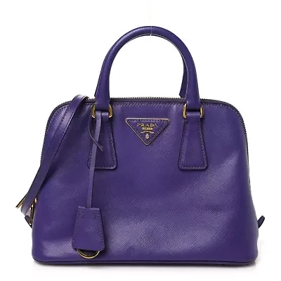 Prada Saffiano Lux Small Promenade Tote Orchidea -FINAL SALE NO RETURNS