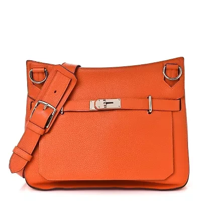 Hermes Taurillon Clemence Jypsiere 34 Etoupe -FINAL SALE NO RETURNS