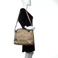 Gucci Twins Two-Way Tote Bag GG Canvas -FINAL SALE NO RETURNS