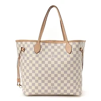 Louis Vuitton Neverfull with Pouch PM Damier Azur -FINAL SALE NO RETURNS