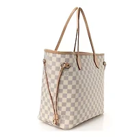 Louis Vuitton Neverfull with Pouch PM Damier Azur -FINAL SALE NO RETURNS