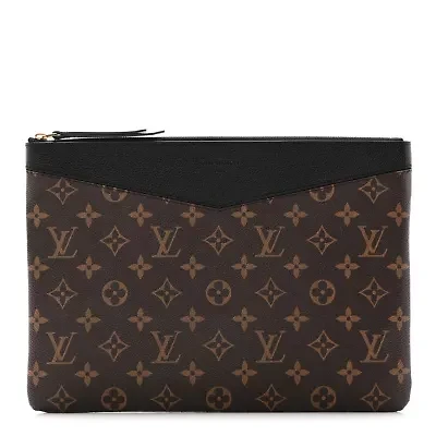 Louis Vuitton Monogram Daily Pouch Black -FINAL SALE NO RETURNS