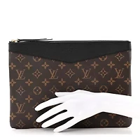 Louis Vuitton Monogram Daily Pouch Black -FINAL SALE NO RETURNS