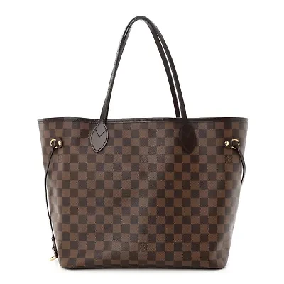 Louis Vuitton Damier Ebene Neo Neverfull MM Rose Ballerine -FINAL SALE NO RETURNS