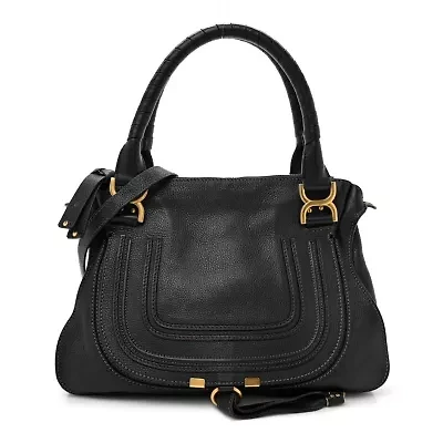 Chloe Calfskin Medium Marcie Satchel Blush Nude -FINAL SALE NO RETURNS