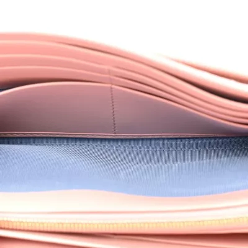 Gucci Python Script Continental Zip Wallet Pink -FINAL SALE NO RETURNS