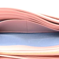 Gucci Python Script Continental Zip Wallet Pink -FINAL SALE NO RETURNS