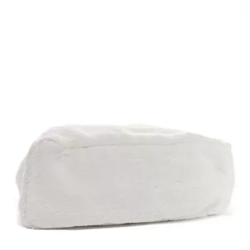 Prada Terry Cloth Tote Bag White Black -FINAL SALE NO RETURNS