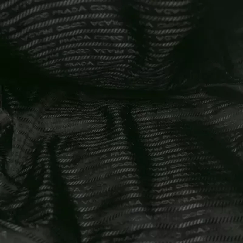 Prada Terry Cloth Tote Bag White Black -FINAL SALE NO RETURNS