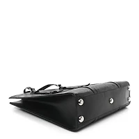 Gucci Calfskin GG Tennis Embossed Medium Tote Bag Black -FINAL SALE NO RETURNS