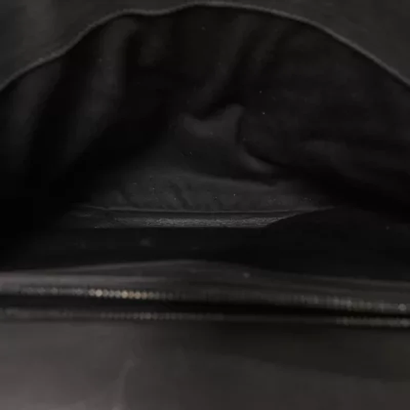 Saint Laurent Sheepskin Matelasse Large Monogram College Satchel Dark Anthracite -FINAL SALE NO RETURNS