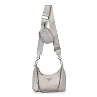 Prada Re-Nylon Saffiano Re-Edition 2005 Shoulder Bag Fiordaliso -FINAL SALE NO RETURNS