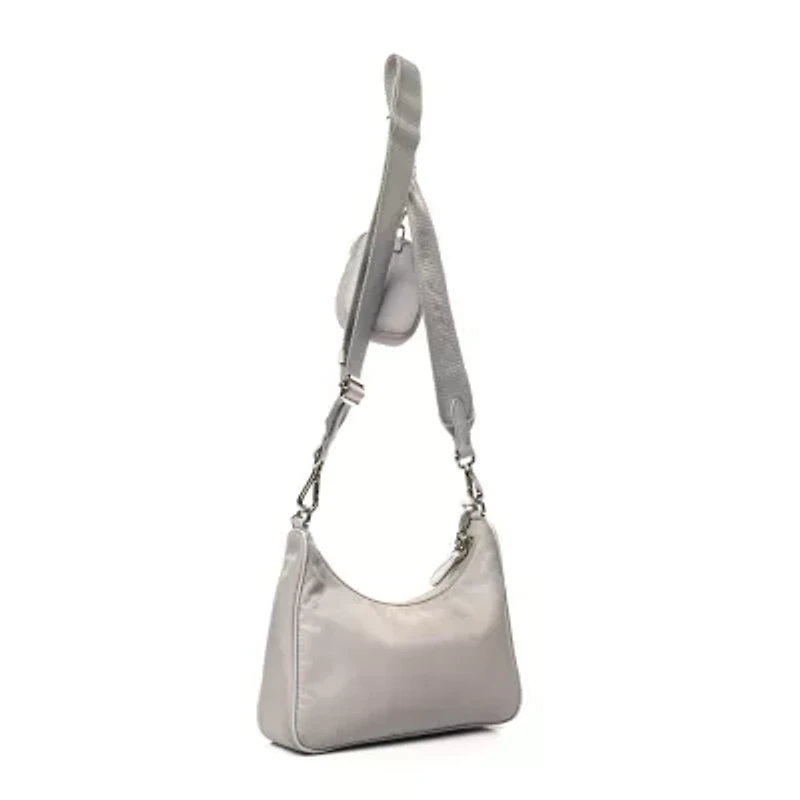 Prada Re-Nylon Saffiano Re-Edition 2005 Shoulder Bag Fiordaliso -FINAL SALE NO RETURNS