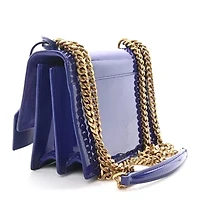 Saint Laurent Patent Small Monogram Sunset Royal Blue -FINAL SALE NO RETURNS