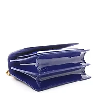 Saint Laurent Patent Small Monogram Sunset Royal Blue -FINAL SALE NO RETURNS