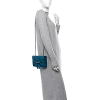 Gucci Microguccissima Mini Emily Shoulder Bag Deep Cobalt -FINAL SALE NO RETURNS