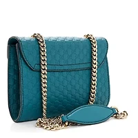 Gucci Microguccissima Mini Emily Shoulder Bag Deep Cobalt -FINAL SALE NO RETURNS